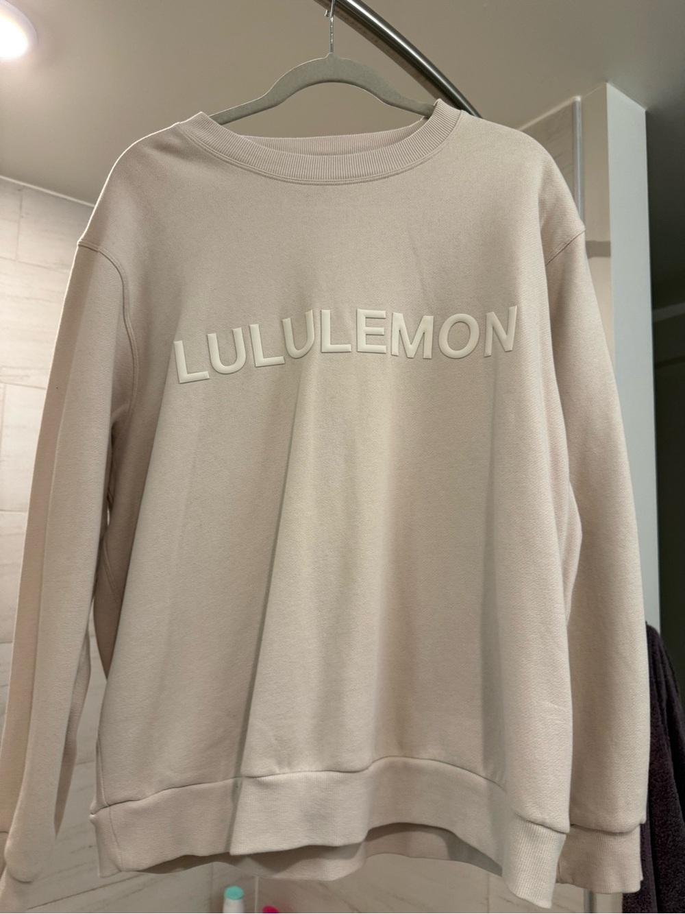 lululemon athletica Crewneck Sweatshirt in Natural Ivory - Picture 2 of 3